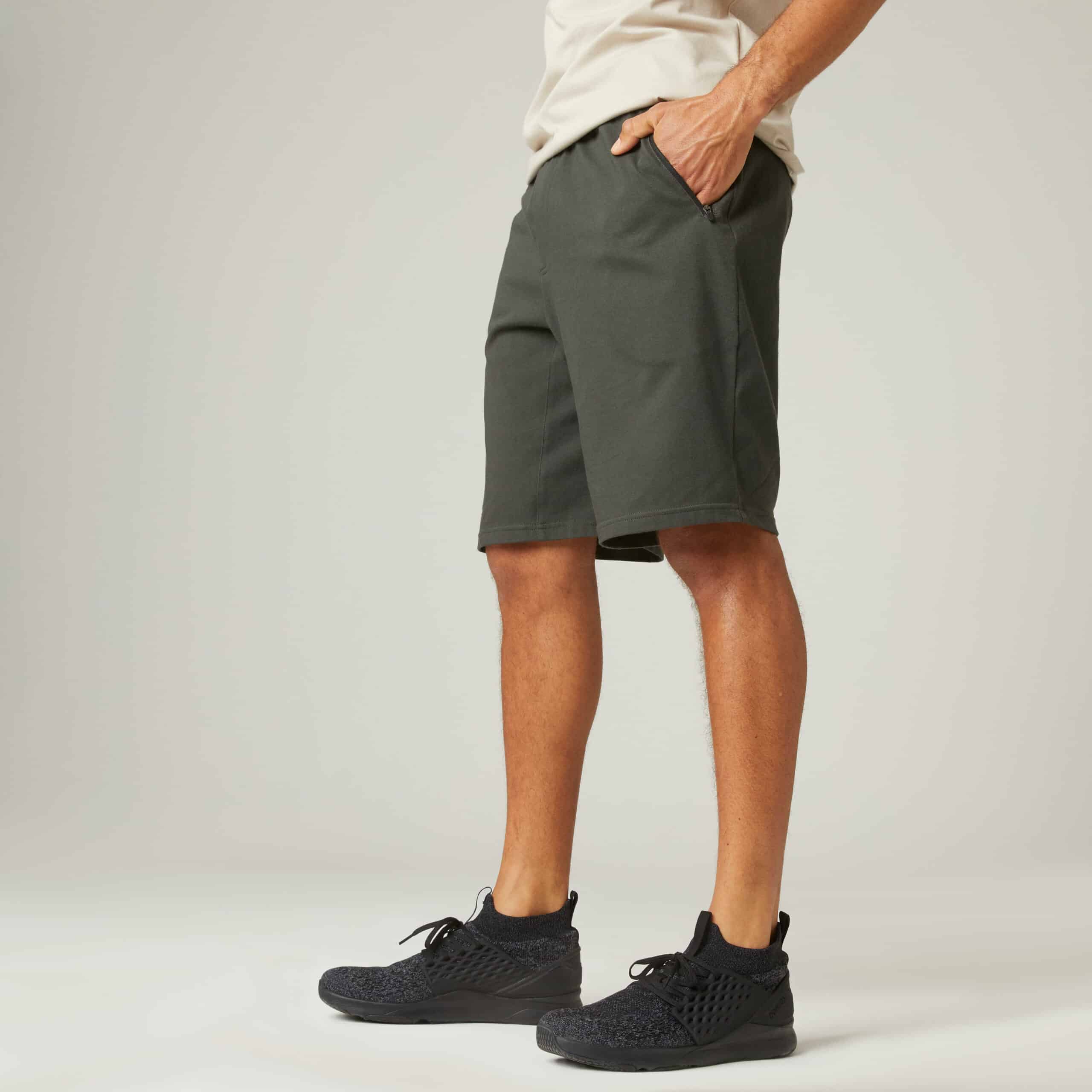 Domyos Shorts Herren - 500 dunkelgrün